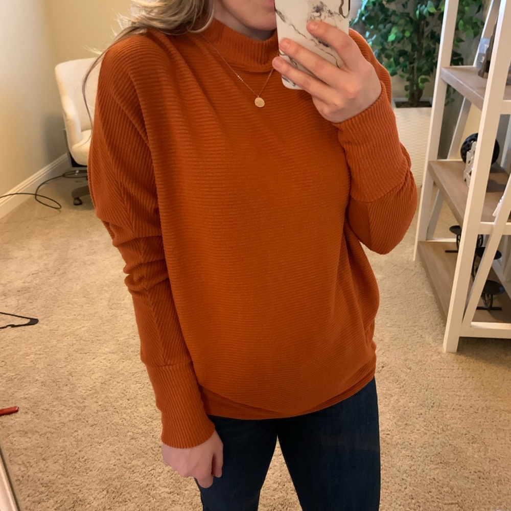 BP Ribbed Batwing Sweater